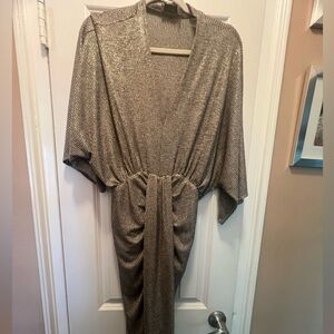 Glamorous Metallic Evening Gown